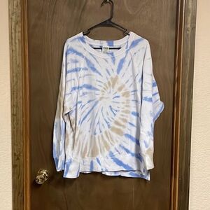 Victorias Secret Pink Crewneck Sweatshirt Tie‎ Dye Large